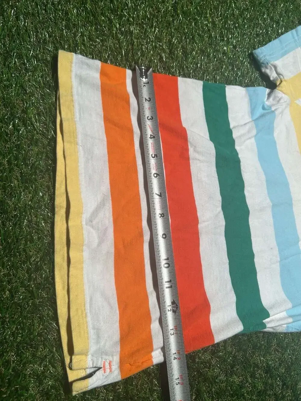 Gap Rainbow Striped Polo Bay Marine Patch